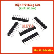 [Bag of 5] Tape Resistor A09 330R 10K 1/8W 5% (Sound Resistor)