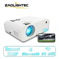 ZAOLIGHTEC S20 Portable WIFI Projector Mini Smart Support 4K HD Movie Projector 100Inch Large Screen LED Bluetooth Proje