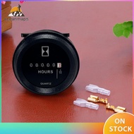 OCE  Digital Hour Meter Round Engine Hour Meter High Precision Machinery Timer 6V-80V Quartz Timer H