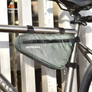 Acrunu Bike Waterproof Triangle Frame Bag MTB Bike Top Tube Bag Cycling Storage Package