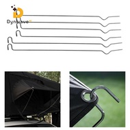 Dynwave Lightweight Steel Awning Rods Tent Pole Repair Kit Hooks for Outdoor Awnings for Rooftop Ten