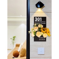 Customised Unit Sign door sign/unit number signage Door Unit House Numbers Plaques Unit Number Signa
