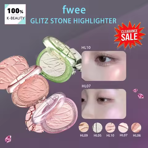 [ClearanceSale] Fwee GLITZ STONE HIGHLIGHTER,Silky Smooth & Weightless Texture,Lightweight Loose Pow