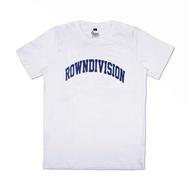 T-Shirt Pria Kaos Rown Division Putih - Rown Division Kaos Flampy White - Rowndvsn Kaos Pria Distro