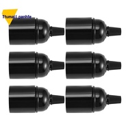 6-Pack Bakelite Lamp Holder E26/ E27 Light Socket Vintage Bulb Socket ES Screw Lampholder for Ceilin