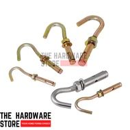 Masonry J Sleeve Anchor Hook Bolt - Zinc Yellow Passivated