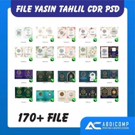 Yasin Tahlil Cover Design File Yasin Tahlil CDR PSD Coreldraw Photoshop - Mockup Bonus Font - Cheap 