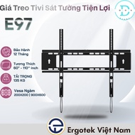 ErgoTek E97 Wall Mount TV Mount (60-110 Inch) - Super Load TV Mount - Vesa 900x600mm