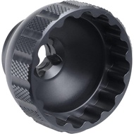 16-Notch Bottom Bracket Tool Bottom Compatible with Shimano BBR60, MT-800, etc.-Black