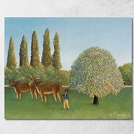 Meadowland Henri Rousseau hrs13 Canvas Print