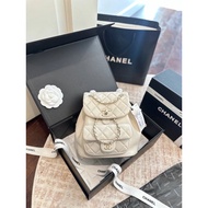 Chanel Version Cowhide Foldable Gift Box Packaging l duma Backpack Backpack Backpack Pocket Set Up l