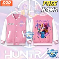 Varsity Kids Huntrix Kpop Demon Hunter Kpop Demon Hunter Kids Jacket/ Free Name