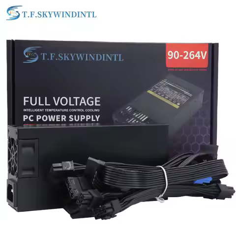 Flex 600W Modular Power Supply Small 1U Computer PSU Flex-ATX 500W for ITX mini PC Active PFC For PO