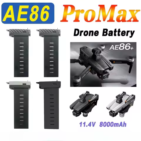 Original AE86 PROMAX 8K Professional Drone Battery 11.4V 8000Mah For AE86+ PRO MAX Plus Carbon Batte