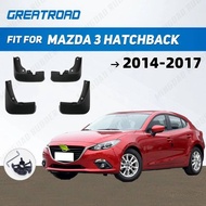 For Mazda 3 Hatchback 2014 2015 2016 2017 Fender Mudguard Mud Flaps Guard Splash Flap Mudguards Car 
