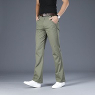 Men's Micro Flare Casual Pants Korean Loose Men's Flared Casual Pants Classic Design Flared Pants