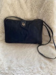 🈹🈹Christian Dior morogram black colour handbag bag 手袋 vintage mini lady Dior Boston Dior homme unise