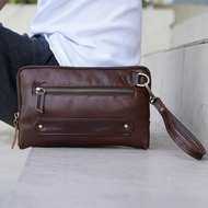 Genuine leather handbag - men's leather bag - genuine leather handbag PREMIUM EE Clutch Bag Men Leat