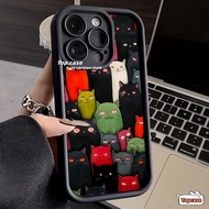 Compatible for Infinix Smart 8 7 Hot 40 Pro 40i 30i 30Play 30i Spark Go 2024 2023 Note 30 VIP 12 Turbo G96 Strange Mystery Cat All-inclusive Phone Case Soft Cover