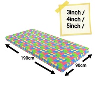 Hidensity Foam Tilam Bujang 5/4/3inch Single Mattress Single Bed Mattress