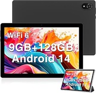 DOOGEE addadas U10 Tablet 10, Android Tablet 13, 9GB+128GB/1TB, 4 Cores 2.0GHz, 1280 * 800 HD IPS Sc