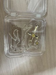 鷲見太郎點金十字架配點金輪60cm細角鏈