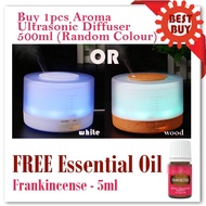 BUY Aroma Ultrasonic LED Lights Diffuser FREE YL Essential Oil Frankincense *5ml