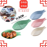 HARGA BORONG💥PINGGAN DAPUR  Mini Fish Shape Sauce Dish Dipping Bowls Soy Vinegar Appetizer Small Plate Condiment Sushi