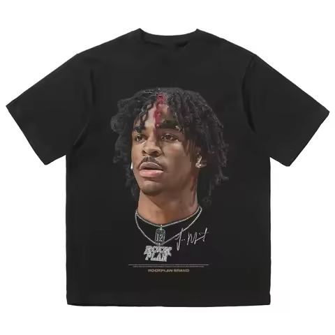 Oversized Men T Shirts US Street Basketball Printed Short Sleeve Hip-Hop Y2K Tees Commute Casual O-n