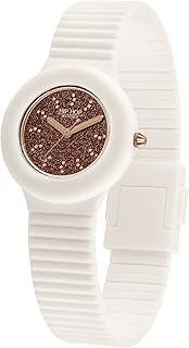 Fly to The Stars Collection Women's Pure Time Watch, 32 mm Case and Silicone Strap, Miyota 7T35 Move