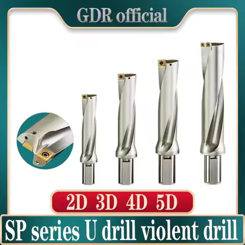 WC SP Drill Bits U Drill C20 C25 C32 C40 SP Series Drill Bits 2D 3D 4D 5D HSK MT BT SLN Drill Bits S