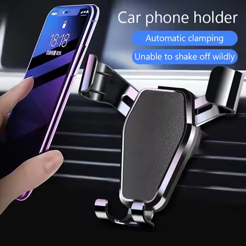 C5 Car Holder For Phone Multi-function Mobile Phone Holder Gravity Bracket Sun Visor Mirror Dashboar