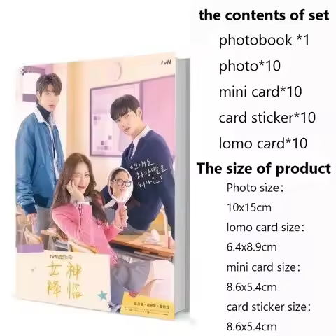 True Beauty Ka-young Mun Cha Eun-Woo In-yeop Hwang Photobook Set With Lomo Card Mini Card Sticker Ph