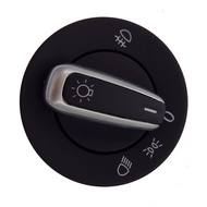 Chrome Headling Fog Lamp Control Switch For VW Caddy  Jetta Golf V VI 5 6 Jetta Passat B6 CC Rabbit 