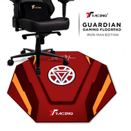 TTRacing Guardian Gaming Floorpad - Iron Man Edition แผ่นรองพื้น เนื้อสัมผัสนุ่ม กันน้ำ ทนทาน สบายเท