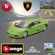 Mainan Anak Diecast Bburago Mobil Sport Lamborghini Murcielago LP 640 Hijau Skala 1:64