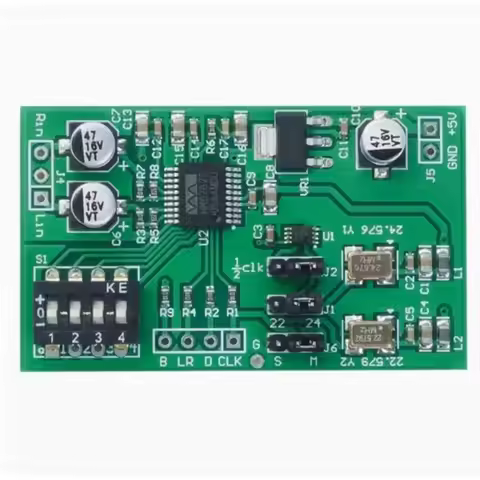 Nvarcher Dual-channel 24-bit ADC Data Acquisition Card AUX Analog Audio To I2S Left-right Aligned Di