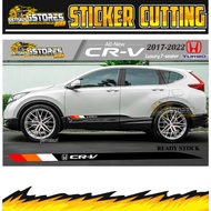 Honda CRV Turbo STICKER, SIMPLE CRV TURBO SIDE BODY LIST STICKER