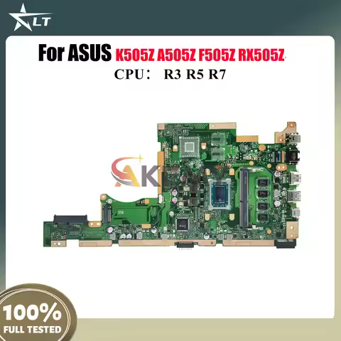 X505ZA Laptop Motherboard For ASUS VivoBook F505Z X505ZA X505Z A505Z RX505Z K505Z Mainboard With R3 