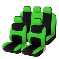 9Pcs Universal Polyester Fabric Car Seat Cover Car Cover Sarung Kusyen Kereta Myvi ViVa Kancil Saga 