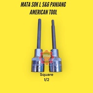 MATA SHOK L 5 L6 AMERICAN TOOL SOCKET BIT L5 AND L6 AMERICAN TOOL