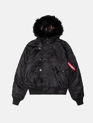 外國優惠預訂 2色選 stussy x alpha industries MA-1 毛絨內襯 軍裝連帽外套