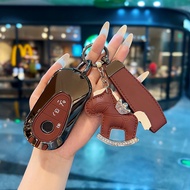 Alloy Style Car Key Case Cover Shell For Mercedes-Benz C E S Class W206 W223 W214 GLA GLB GLC CLA CL