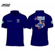 J02-TECHNICAL POLOSHIRT- SAFETY FIRST FREE NAME - CLOTHES WITH MANY TECHNICIAN MOTIFS - SAFETY FIRST