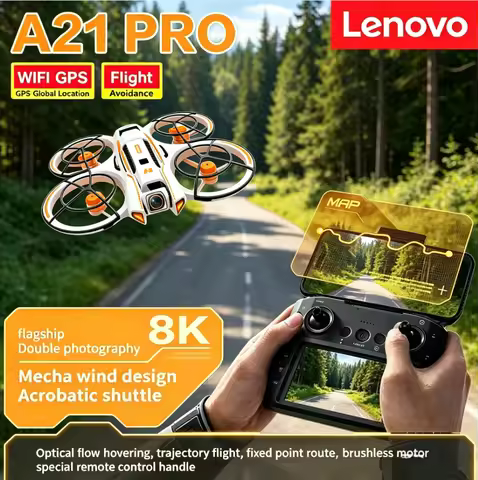 Lenovo A21Pro Drone Professional Aerial Photography Remote Control Aircraft 5G HD 8K GPS Camera Quad