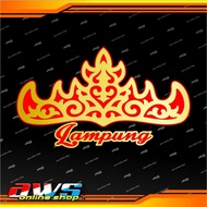 Lampung Siger Symbol Sticker