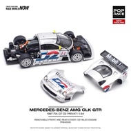 Tuoyi POPRACE 640095 Mercedes-Benz CLK-GTR Racing D2 1997 FIA 1: 64 Out of Print Car Model