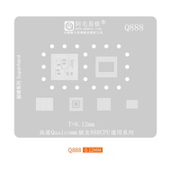 For Snapdragon Q888/730G SDM439/429 SM7150 CPU RAM IC Reballing AMAOE BGA Stencil Solder Tin Plant N