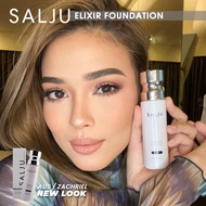 Salju Foundation Elixir Full Coverage Waterproof Lightweight Liquid FD Tahan Lama Aus Zachriel Light