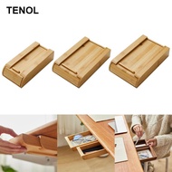 [TENOL] under desk drawer under desk storage drawer Portable Wooden Pen Tray for